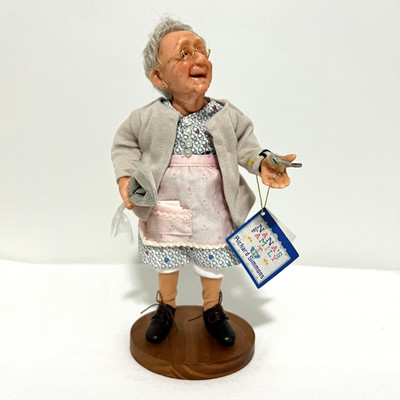 Matty Nana s Family Doll Figurine with Tag by Richard Simmons Artist Annie Wahl
