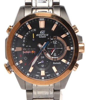 CASIO Uhr Bluetooth Edifice Solar Schwarz EQB-510 Herren
