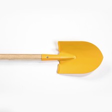 True Temper Real Shovel for Kids Tempered Carbon Steel USA Made 43" Long Yellow