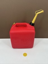 Vintage Sears CRAFTSMAN 5 1/4 Gallon Red Plastic Gas No Screen With Vent