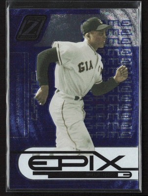 2005 Donruss Zenith #E-25 Willie Mays Epix Game Blue #/350