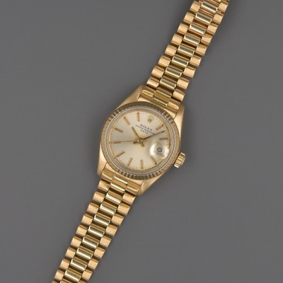 Rolex Oyster Perpetual Lady Datejust 69178 18K Gold 1986 2135 President 750