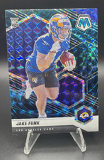 2021 Panini Mosaic Jake Funk RC Prizm Genesis #381 SSP Los Angeles Rams