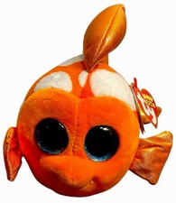 SAMI the ORANGE GOLDFISH Ty 6 " Beanie Boos - NEW with TAGS Sparkle Eyes