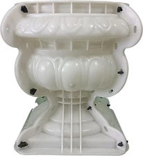 Rezone D50Cm Garden Cement Plastic Precast Concrete Flower Pot Decorative Plante