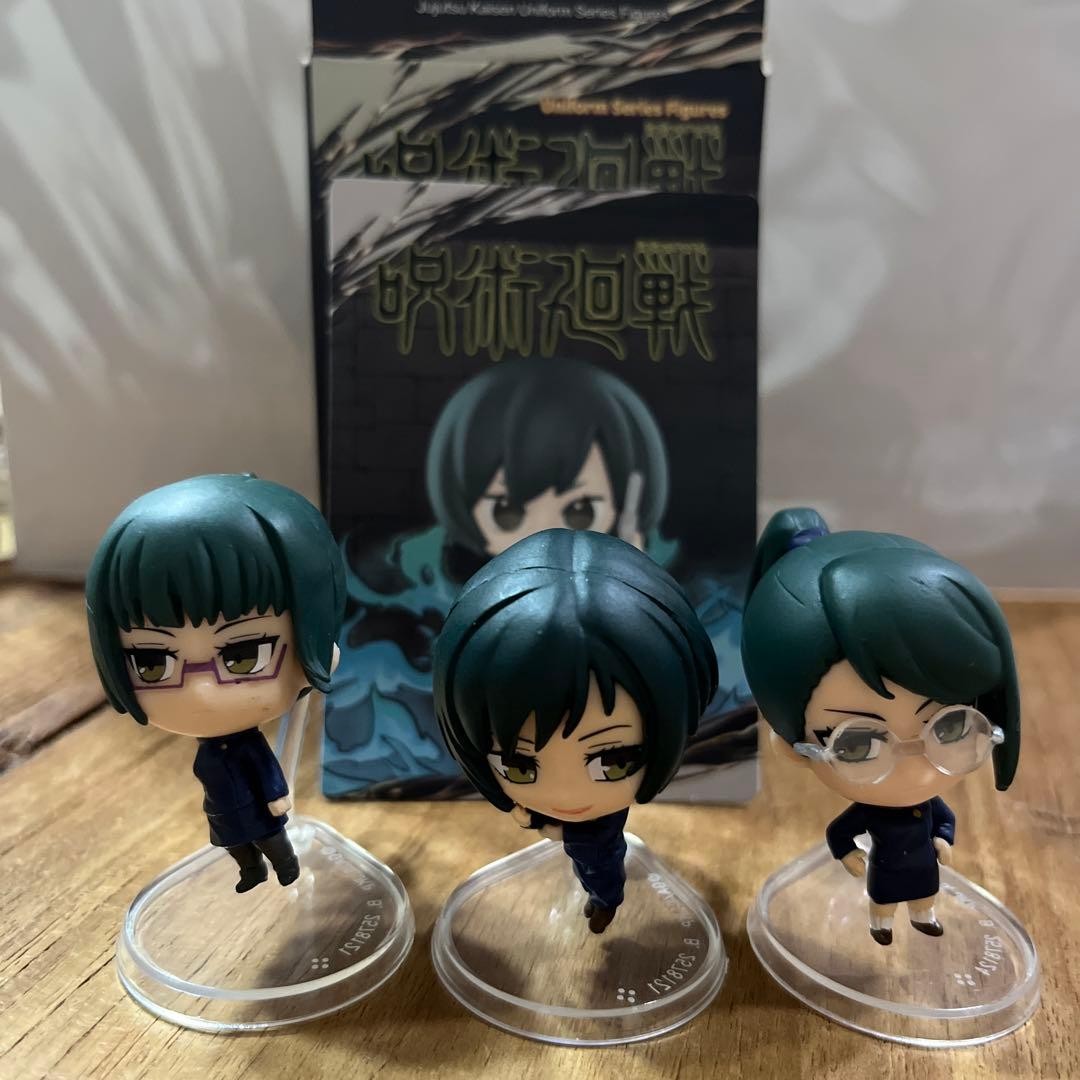 POPMART Jujutsu Kaisen Mai Zenin y otros 3 juguetes cápsula