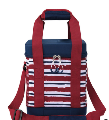#ad ALDI LS LIVE IN STYLE Flip Top Cooler Red Stripe AOS VIRAL $37.00