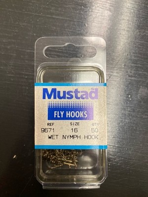 Mustad 9671 Size 16 Hooks (50 Pack NOS)