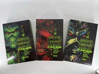 ABSOLUTE SWAMP THING BY ALAN MOORE VOL  1-2-3 SET HC HARDCOVER DC COMICS