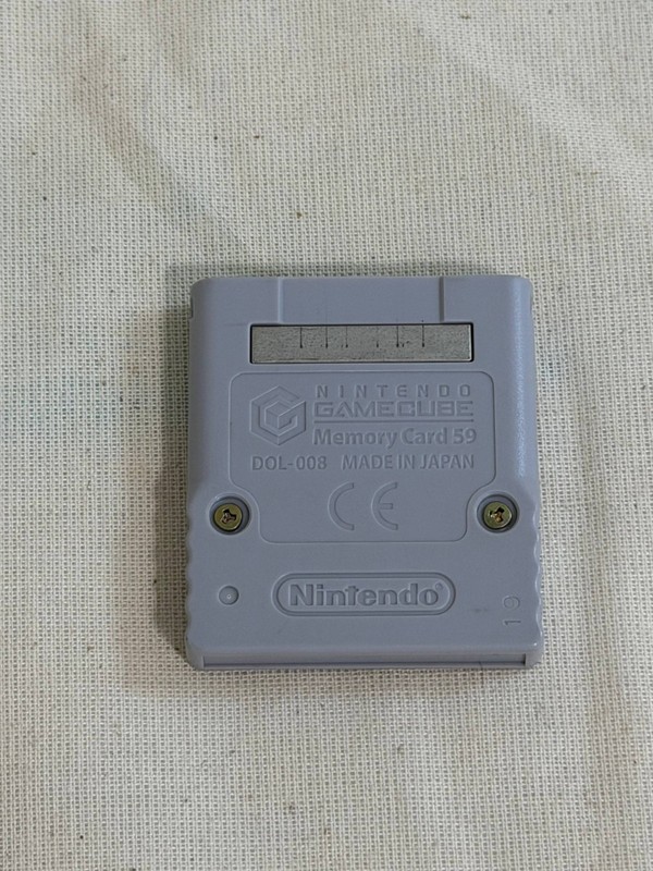 Genuine Nintendo GameCube Memory Card 59 Blocks, No Reserve!