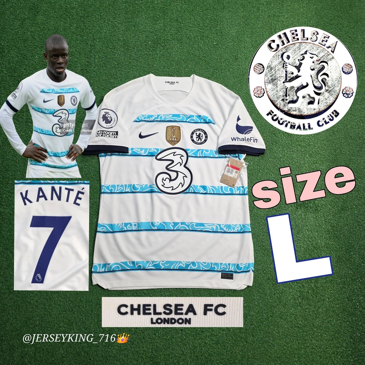Preços baixos em Nike Chelsea Branco Clube Internacional de Roupas