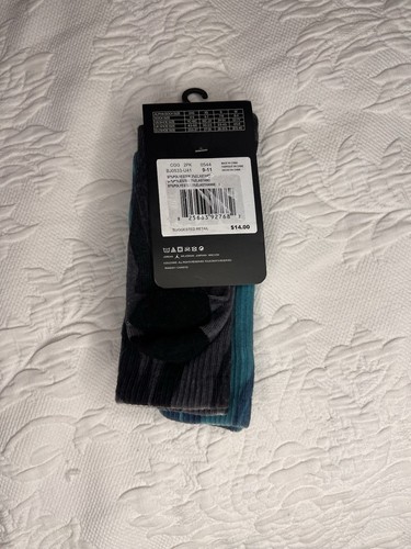 JORDAN AIR LIGHTWEIGHT 2 PACK CREW SOCKS YOUTH SIZE KIDS 5Y-7Y - Picture 2 of 2