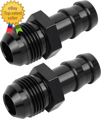 10AN Male to 5 8'' Barb Push on Fitting Adapter Aluminum 7 8 14 UNF