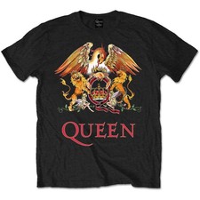 Image of Queen Kids T-Shirt: Classic Crest OFFICIAL NEW