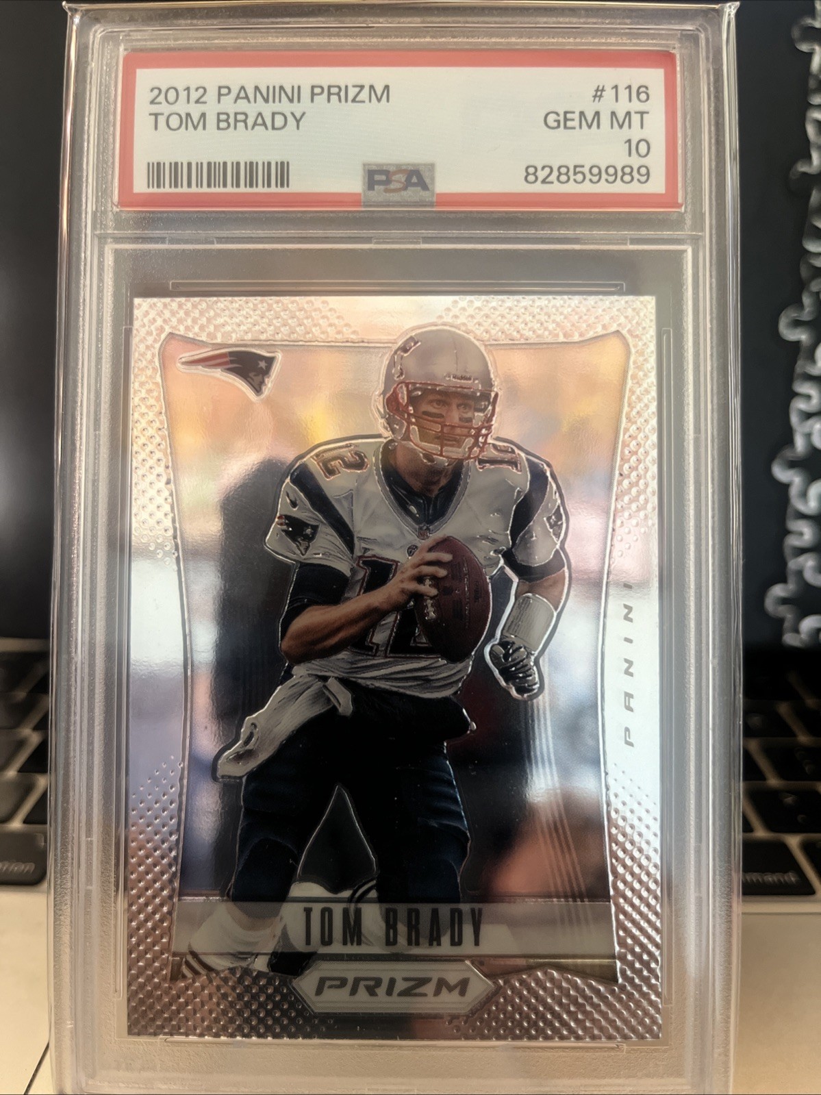 2012 Prizm Tom Brady #116 PSA 10