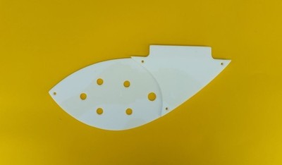 Custom Hand made PLEXIGLASS upper & lower pickguard set for Rick 620 660 guitar