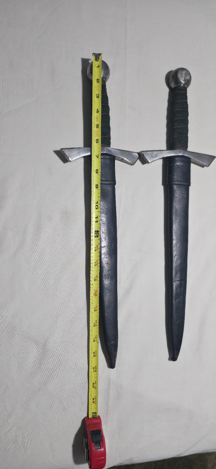 Vintage Starfire 20” Dagger w/ Leather Sheath. Made In USA. 1lbs.14.1oz