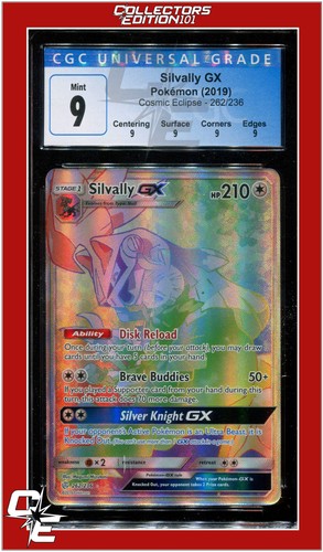 Silvally-GX graded CGC 9 for sale on eBay