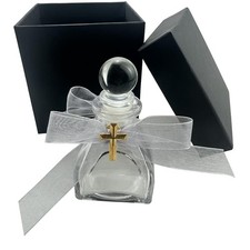 lulucross 50ml Glass Holy Water Bottle, St. Joseph Oil Bottle with Cross and ...