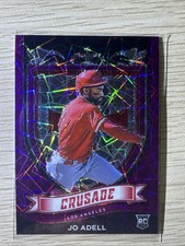 2021 Panini Chronicles - Crusade Jo Adell #3 Purple Velocity (RC)