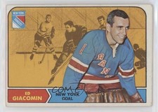1968-69 Topps Ed Giacomin #67 HOF g9u