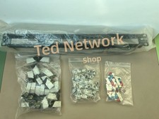 Siemon MX-PNL-24 CAT6 Network Patch Panel 24-Port UTP Copper Z6-S01B  24 black