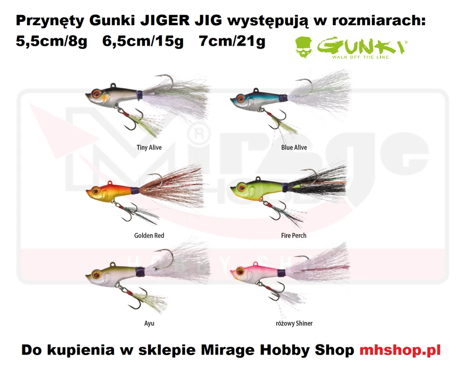 KÖDER GUNKI JIGER JIG 6,5cm/15g - FIRE PERCH Angelköder Forelle Barsch Hecht - Bild 4 von 4