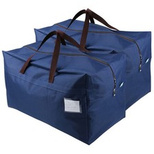 Heavy Duty Extra Large Moving Bags with Handles Zippers, Storage Totes for ...
