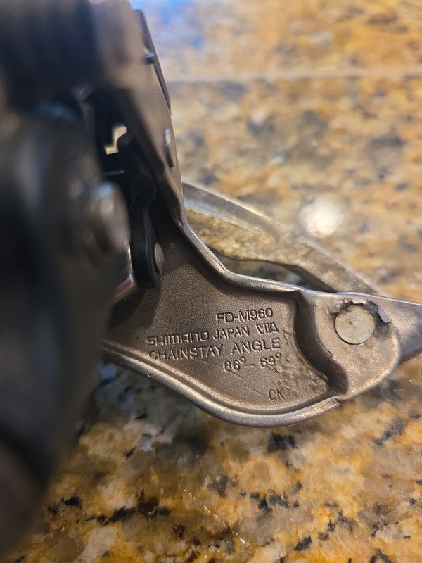 Shimano XTR FD-M960 Front Derailleur 34.9mm Clamp Top Pull