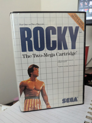 Sega Rocky Sega Master System Sport Boxspiel Multiplayer mit Hülle/Box