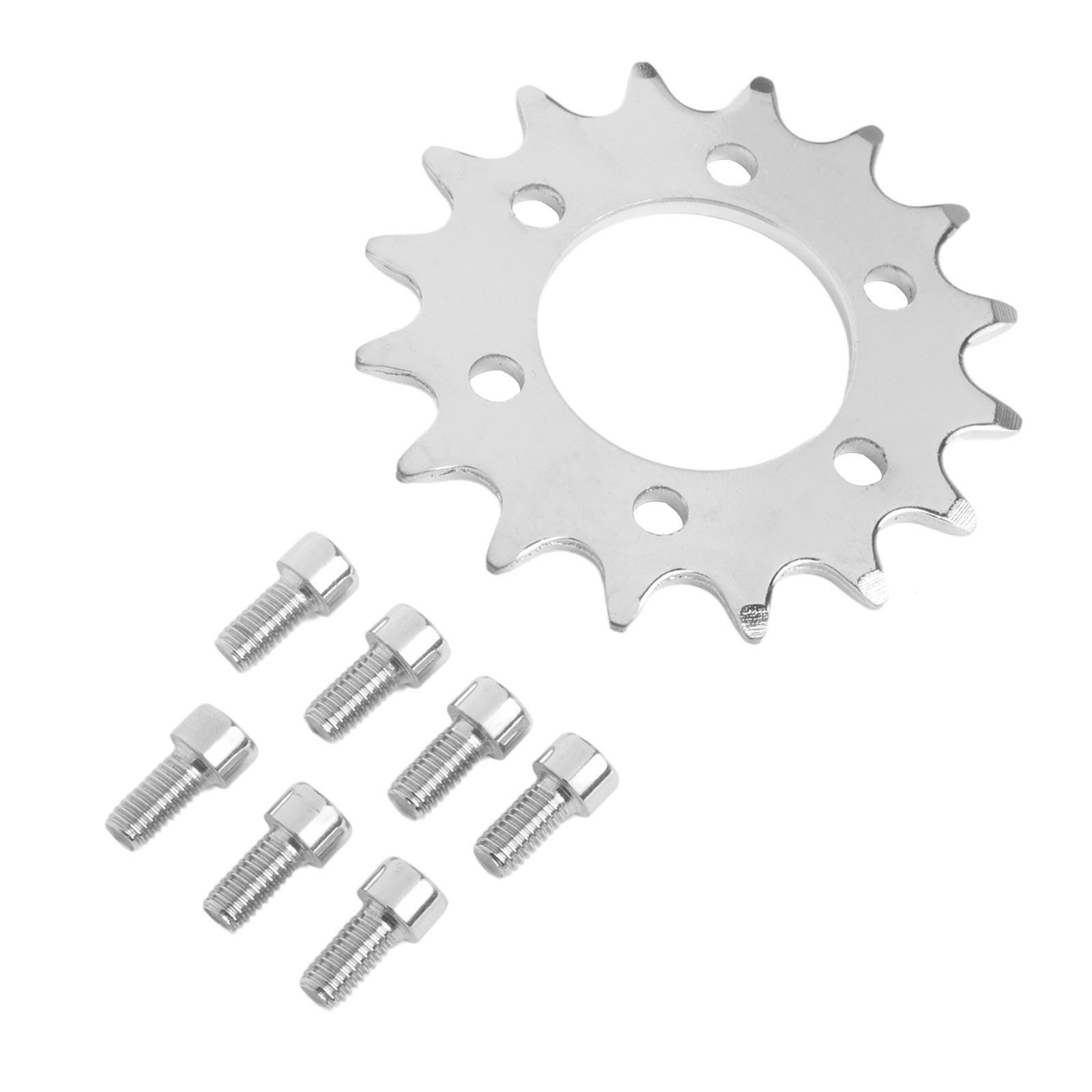 Heavy Duty 16T Fixed Gear Chain Wheel for Bicycles with Disc Brake Mount