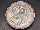 🔥1990 KOOKABURRA AUSTRALIAN TONED COIN 1 oz 999 FINE SILVER ROUND FIRST YEAR 🔥
