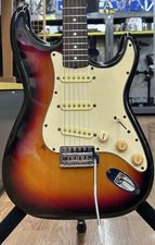 SQUIER STRATOCASTER Used Poplar body Maple neck Laurel fingerboard Sunburst