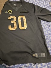 Nike NFL Los Angeles Rams Todd Gurley Salute to Service Jersey XL Black Cano