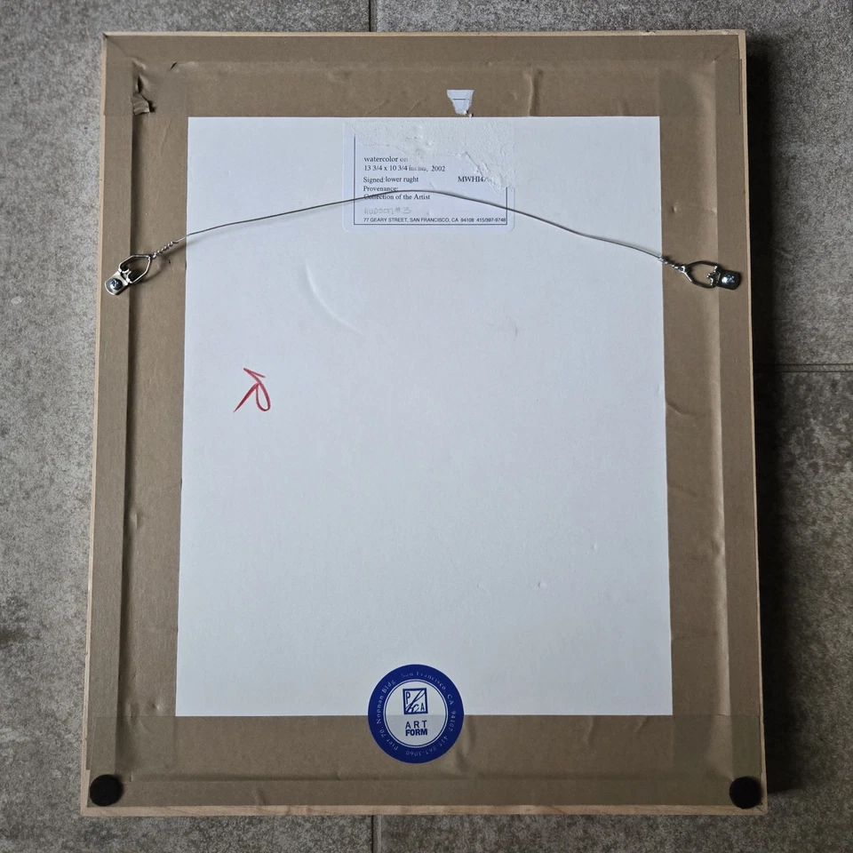 Pintura Acuarela Original Tim Hudson por Macaulay Whitney Oakland A's MLB Foto 4 de 4