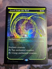 MTG Freed from the Real Neon Ink Foil R Single Card - Showcase Edition