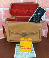 Vintage Super 8 Camera Hanimex Zoom Bundle + Case + Kodachrome Film