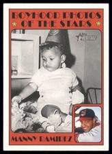 2021 Topps Heritage Minor League 1972 Boyhood Photos of the Stars Manny Ramirez