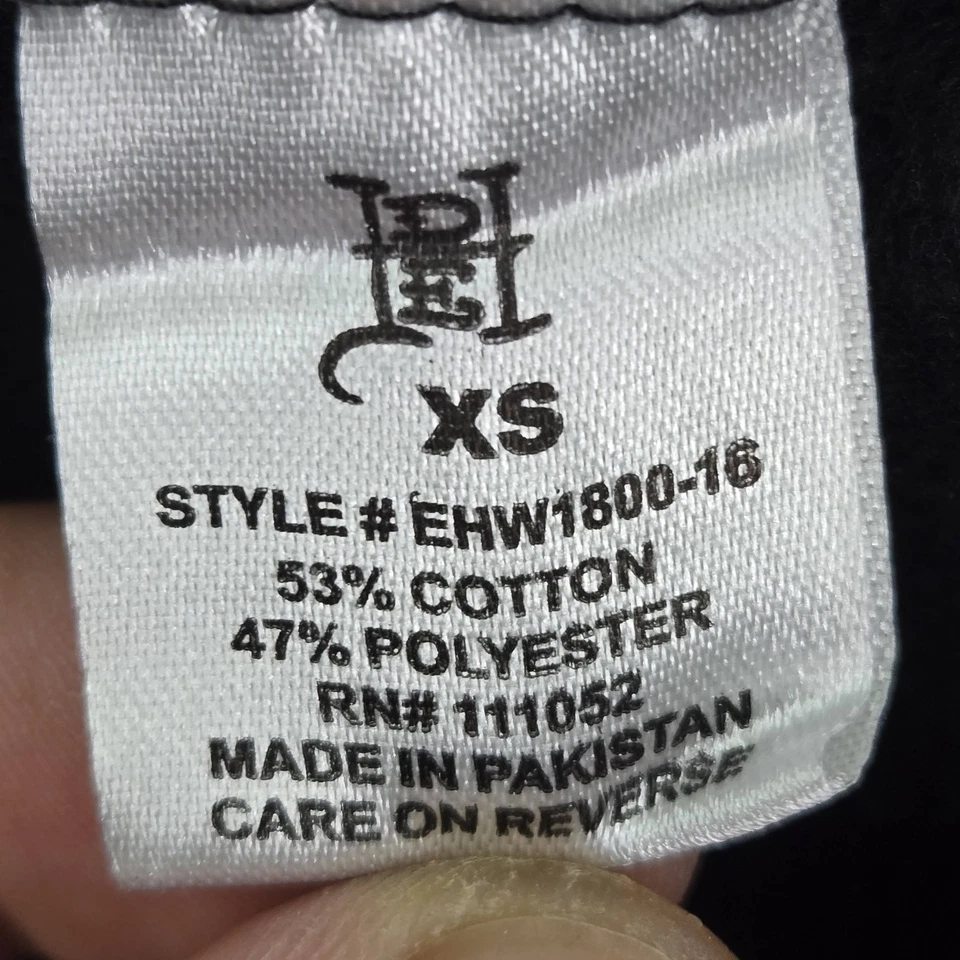 Pantalones Cortos Ed Hardy Mujer Ropa Activa XS Negro Floral Fénix Flores Indie Sleaze Foto 4 de 4