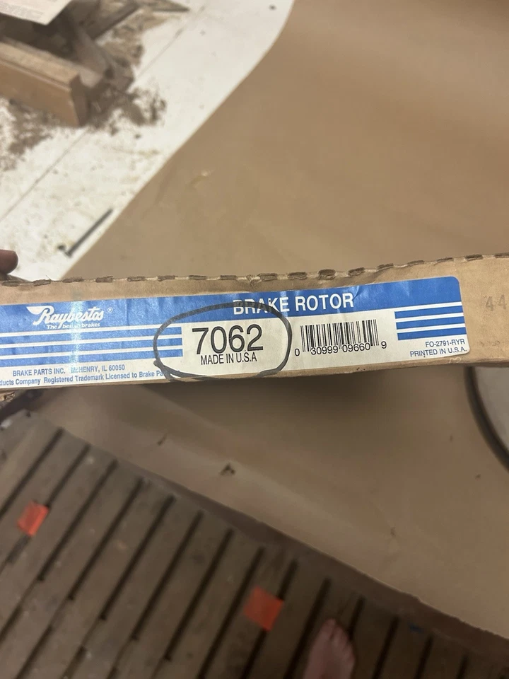 Raybestos 7062R тормозной ротор - 1983 Dodge Aries, Plymouth Reliant - Изображение 3 из 3