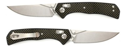 STTS023 S-Tec Axis Lock Carbon Fiber Handle D2 Blade IKBS Clip
