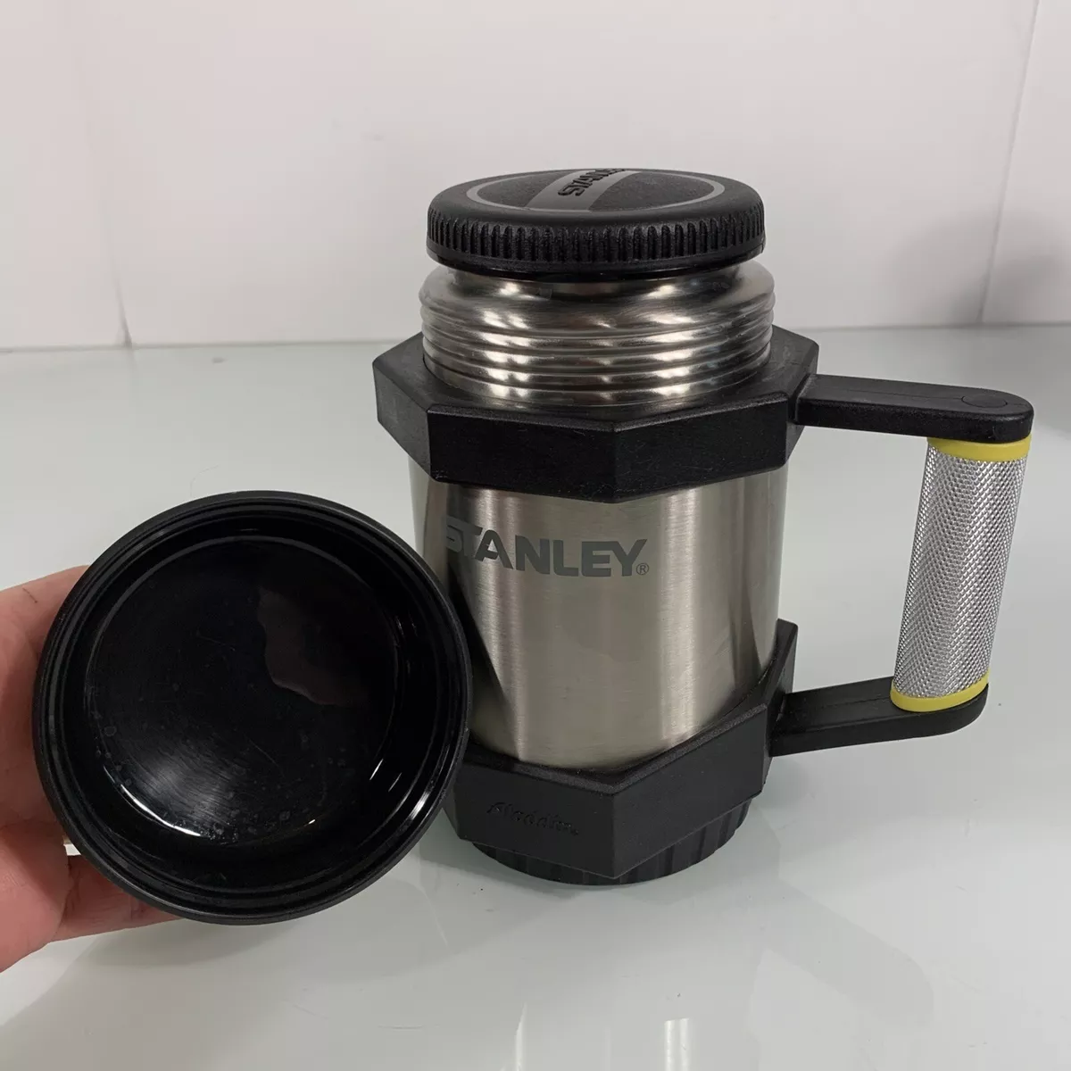 Stanley Aladdin Bolt Thermos Coffee Mug Stainless Steel 20 oz