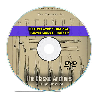 Illustrated Catalog of Surgical Resources Equipment, Healthcare, 47 Textbooks DVD E38 eBay image about Surgical Instrument Flashcards Printable known as Illustrated Catalog of Surgical Applications Equipment, Healthcare, 47 Guides DVD E38 eBay