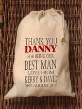 Personalised Best Man Gift Bag -  Various Sizes - Danny Design