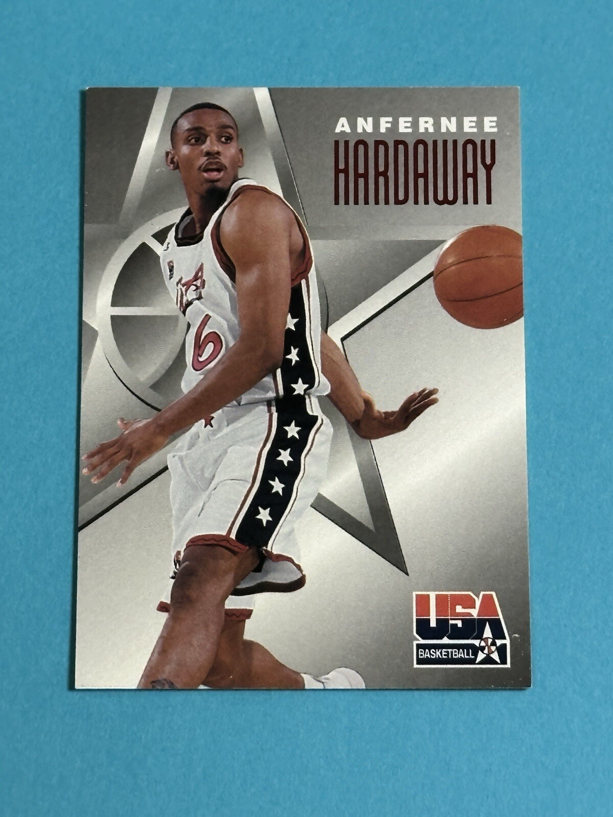 1996 Skybox Texaco USA Basketball Anfernee Hardaway #2 (L)