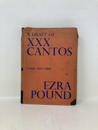 A Draft of XXX Cantos by Ezra Pound First 1st Edition VG HC 1933 - Picture 7 of 8