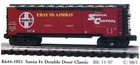 K-LINE 644-1051, 644-1091, 644-1251 DOUBLE DOOR BOXCARS NEW IN ORIGINAL BOXES — photo 1