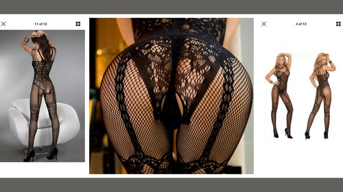 sexy Nachtwäsche Dessous Babydoll All in One sexy Outfit Geschenk für Sie - Bild 9 von 11