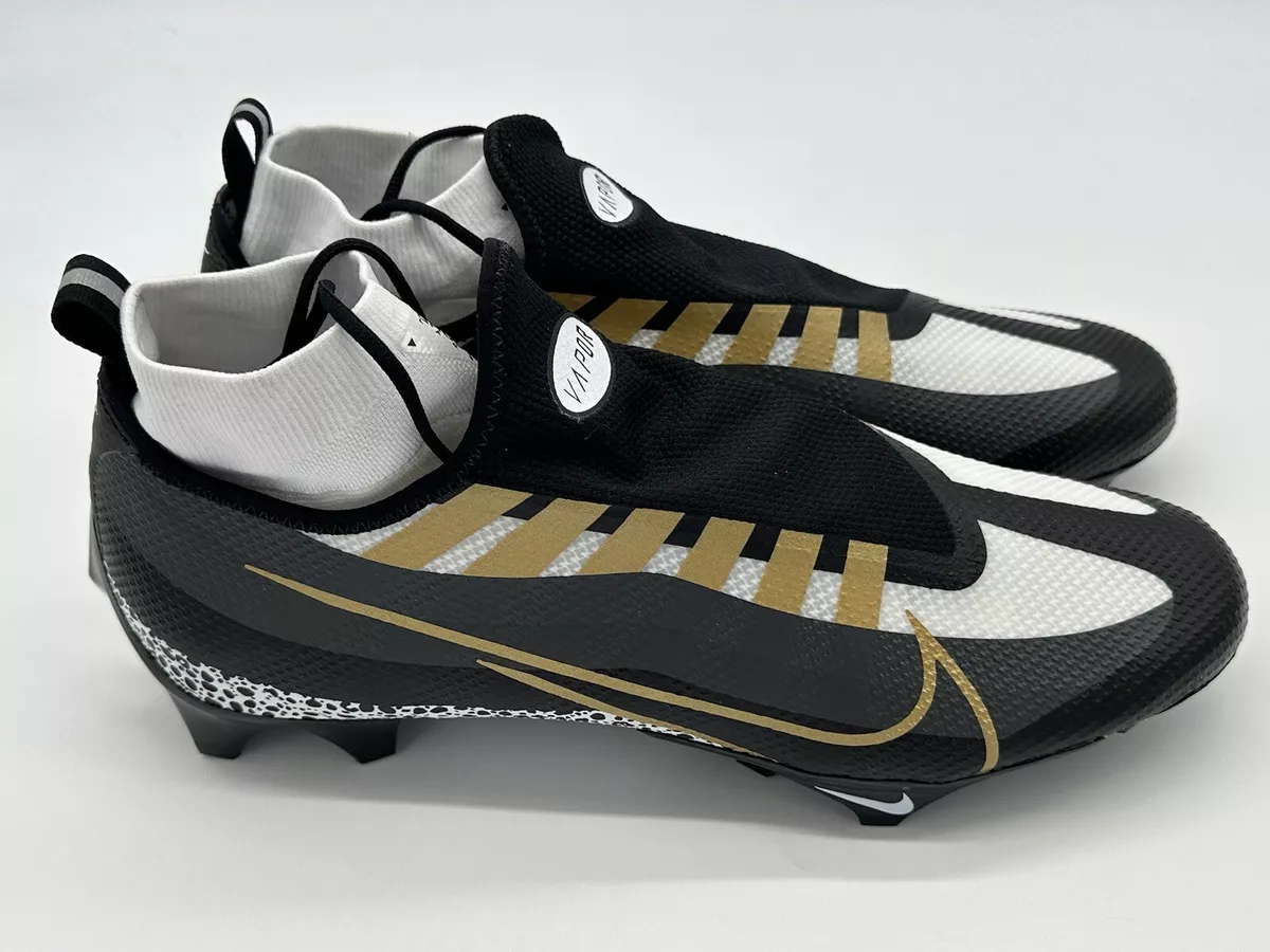 Gold and black nike football cleats sale