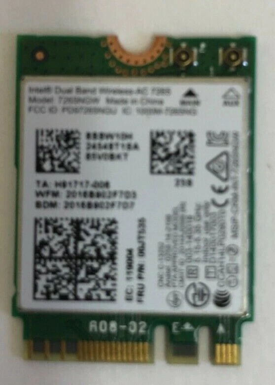 Intel PCBA WiFi Stone Peak v2 Wireless Card H35123-001 - Image 2 of 2